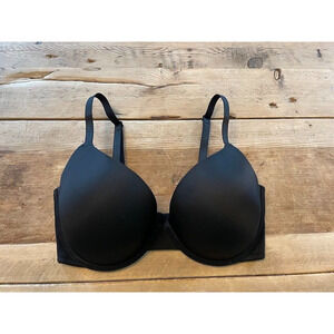 Victoria's Secret PINK Smooth Black 34DD Wear Everywhere Push Up Bra VS